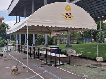 เต็นท์ผ้าใบ5x8เมตร