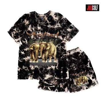 940ช้างน้ำตาลKid-setTiedye