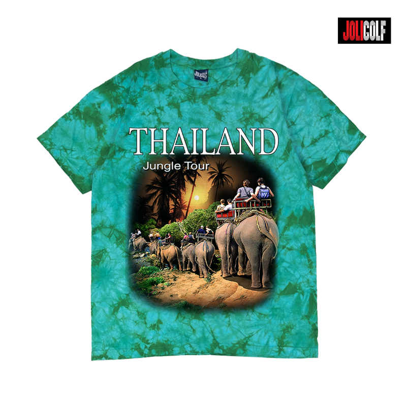 626ช้างทัวร์มัดย้อมเขียวมิ้น