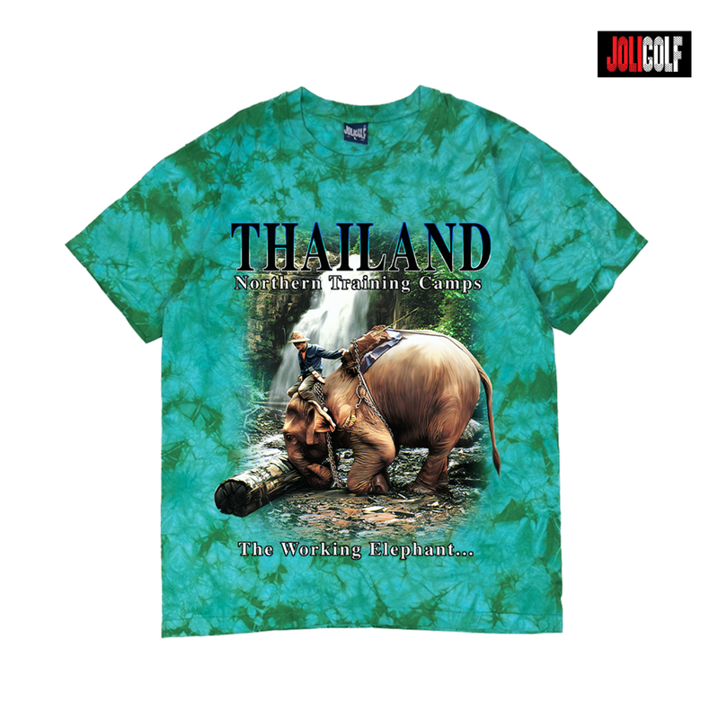 730ช้างงัดซุงมัดย้อมเขียวมิ้น