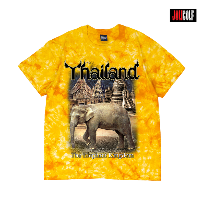 880ช้างเจดีย์มัดย้อมเหลือง