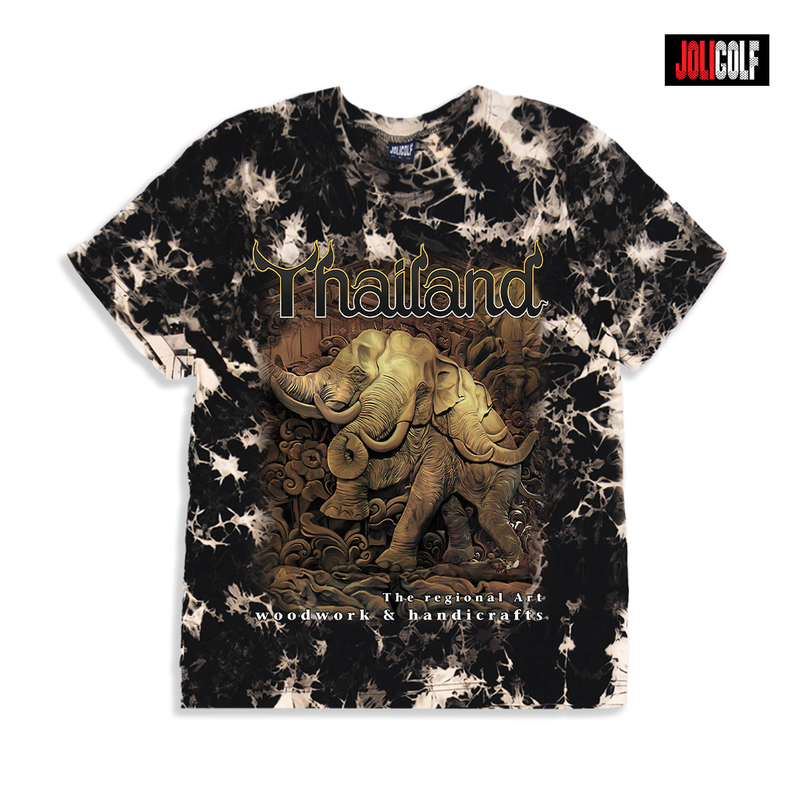 882ช้างแกะสลักTie-dye