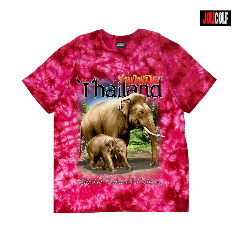 925ช้างแม่ลูกมัดย้อมบานเย็น
