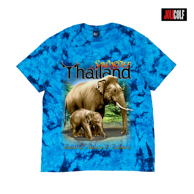 925ช้างแม่ลูกมัดย้อมฟ้า