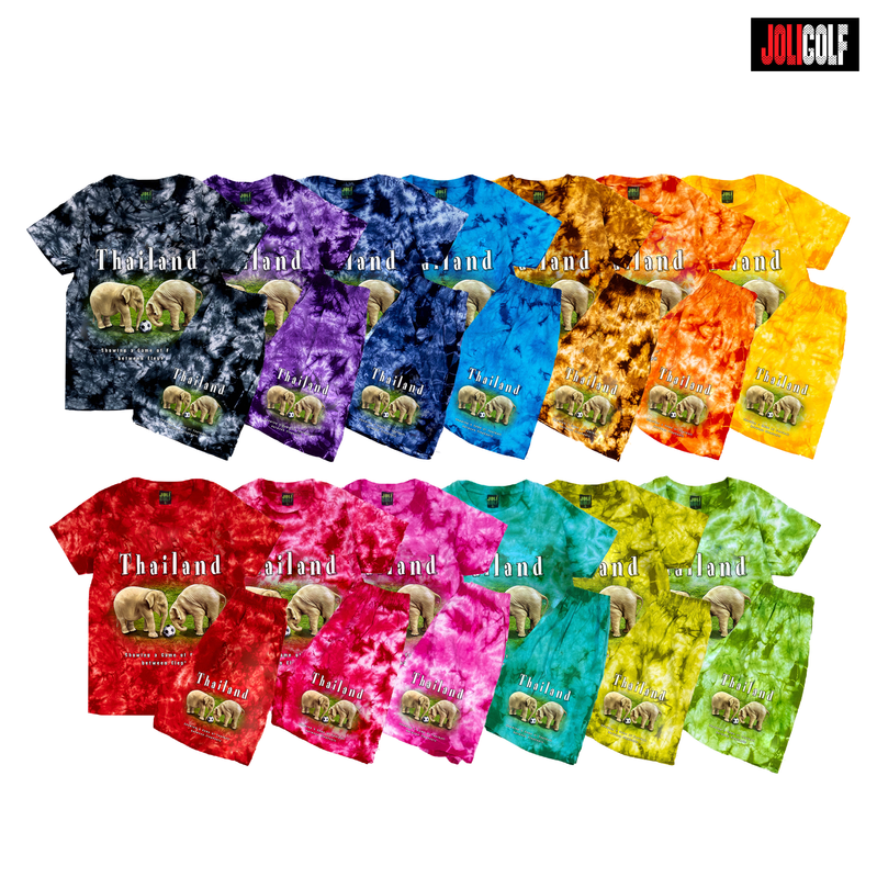 937ช้างเตะบอลคู่Kid-setTie-dye