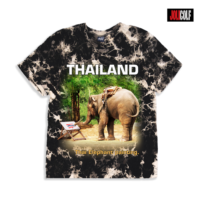 947ช้างวาดรูปTie-dye