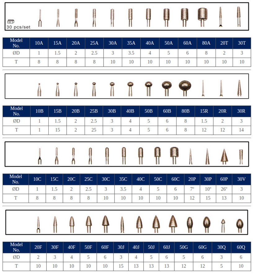 DiamondMountedPoints