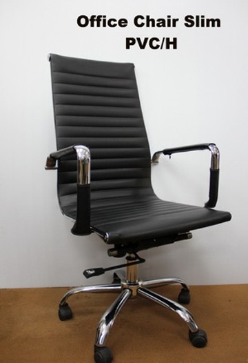 OfficeChairSlimPVC-H-blackformail