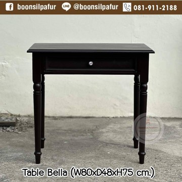 tablebella80cmoak