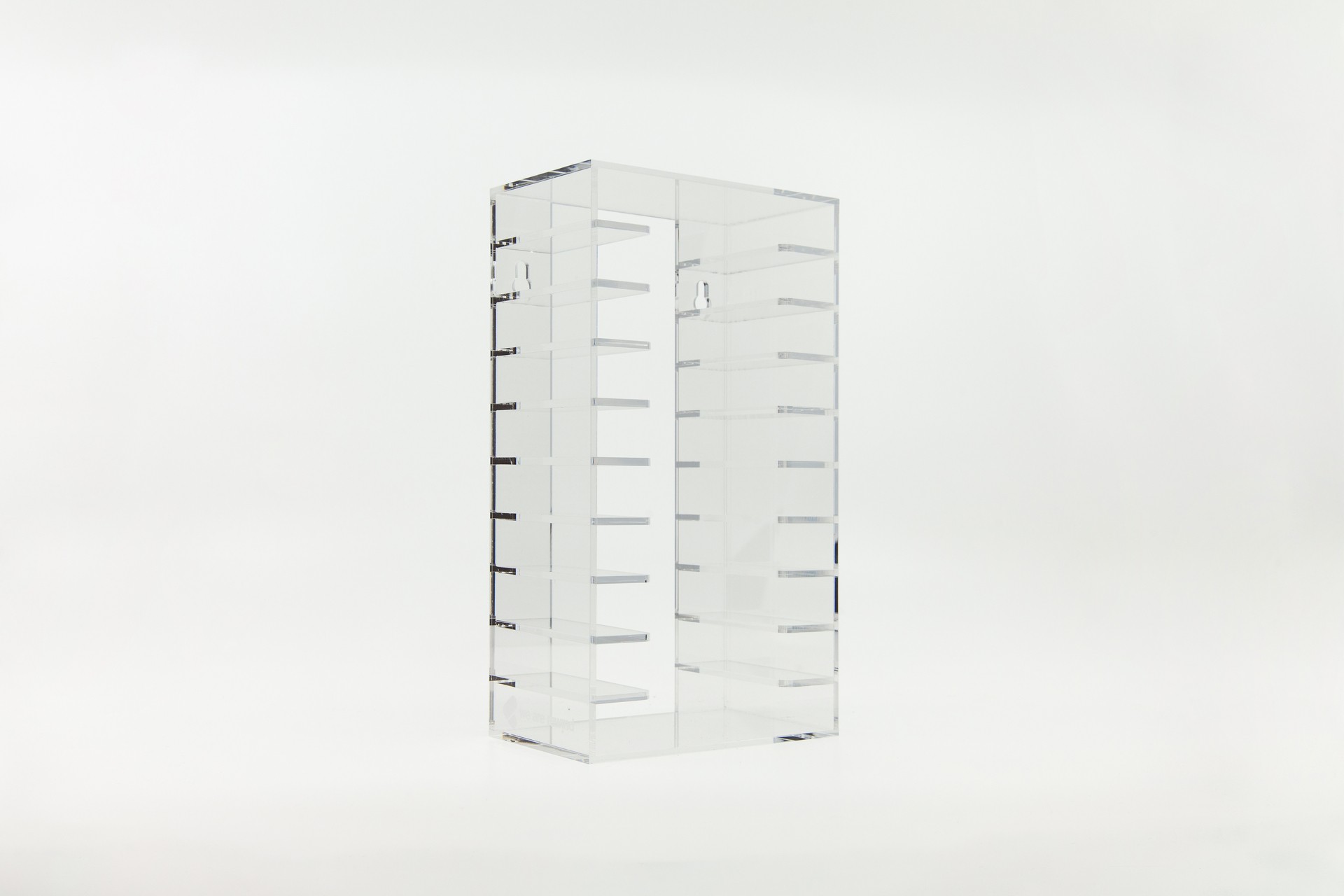 CLEAR CASSETTE TAPE RACK