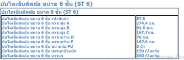 บันไดติดล้อรุ่นST6รายละเอียด