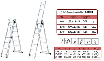 บันไดอลูมิเนียมตัววาย
