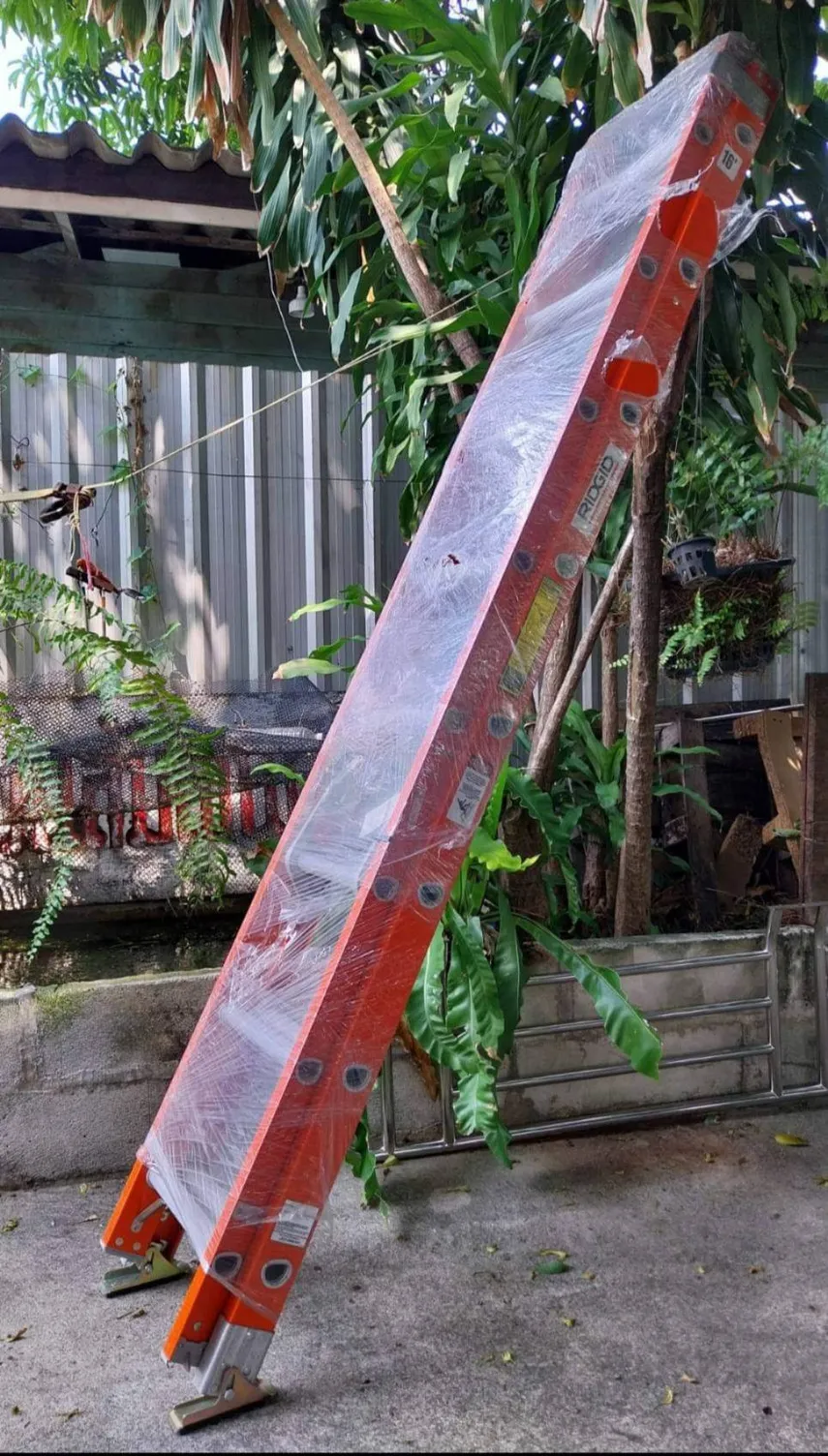 บันไดไฟเบอร์กลาสสไลด์2ตอน16ฟุตRidgid