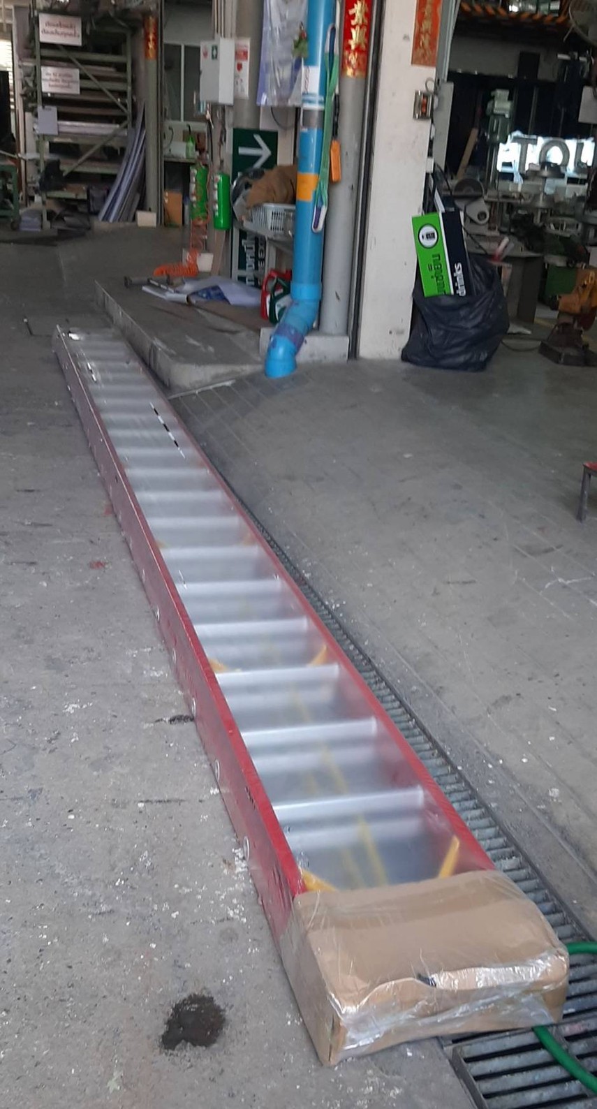 บันไดไฟเบอร์กลาสสไลด์2ตอน20ฟุตBarco