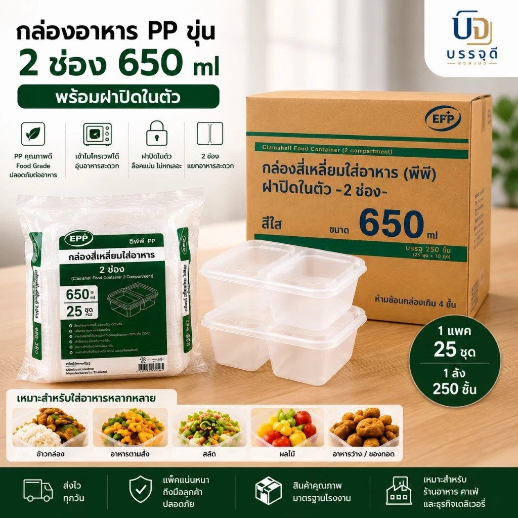 (ขายยกลัง)กล่องอาหาร(4)