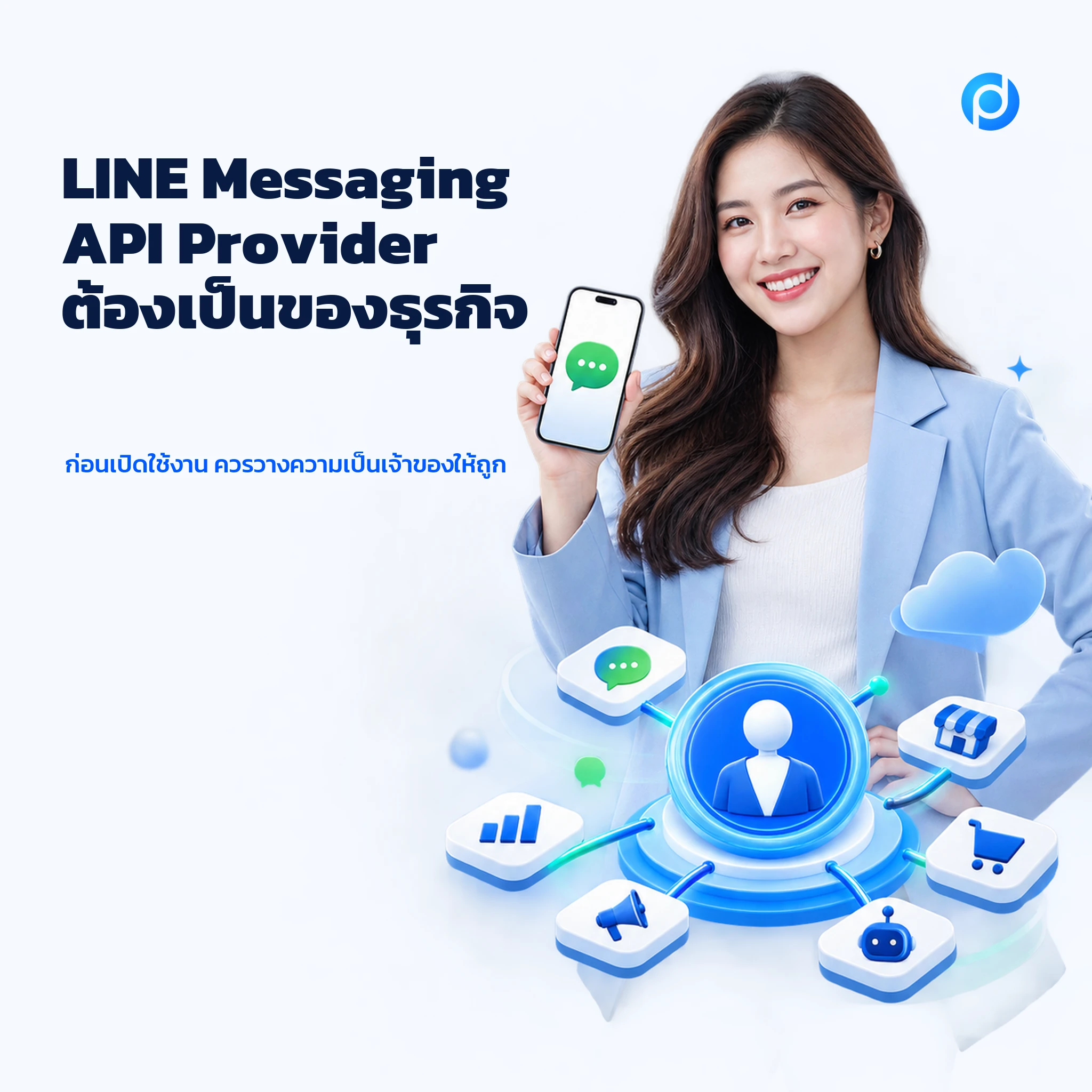สร้าง LINE Messaging API ให้เป็นของธุรกิจ